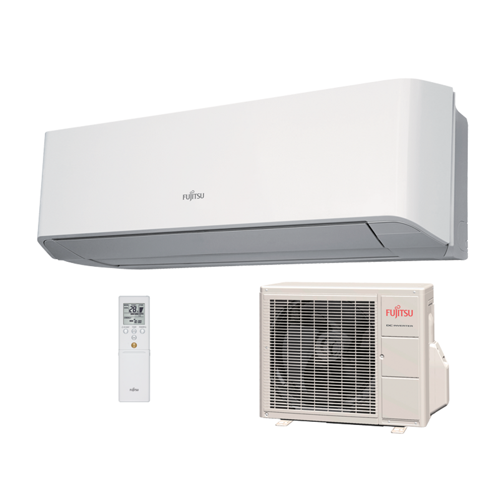 FUJITSU Standard ASYG09LMCE/AOYG09LMCE (kültéri + beltéri egység) Oldalfali split klíma 2,5 kW Hősz. Inver. R410A