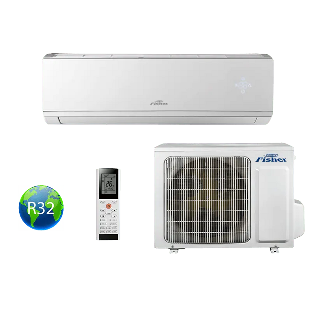 Fisher Comfort Plus FSAI-CP-181AE3 / FSOAI-CP-180BE3 Oldalfali split klíma 5.2 kW R32 Hőszivattyús
