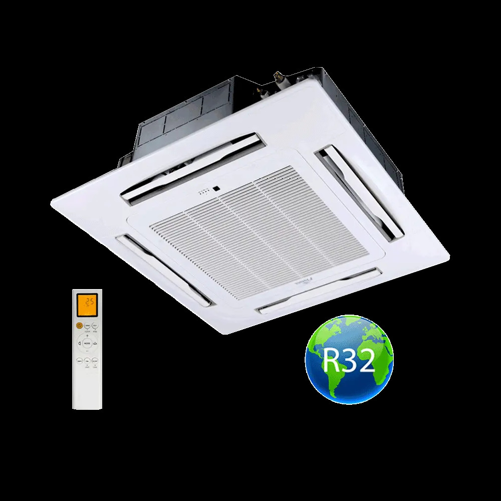 FISHER FSKIF-120CE3-EU/FSOIF-120CE3 (beltéri + kültéri egység panel) Kazettás split klíma 3,5 kW, Inverter,Hösziv., R32