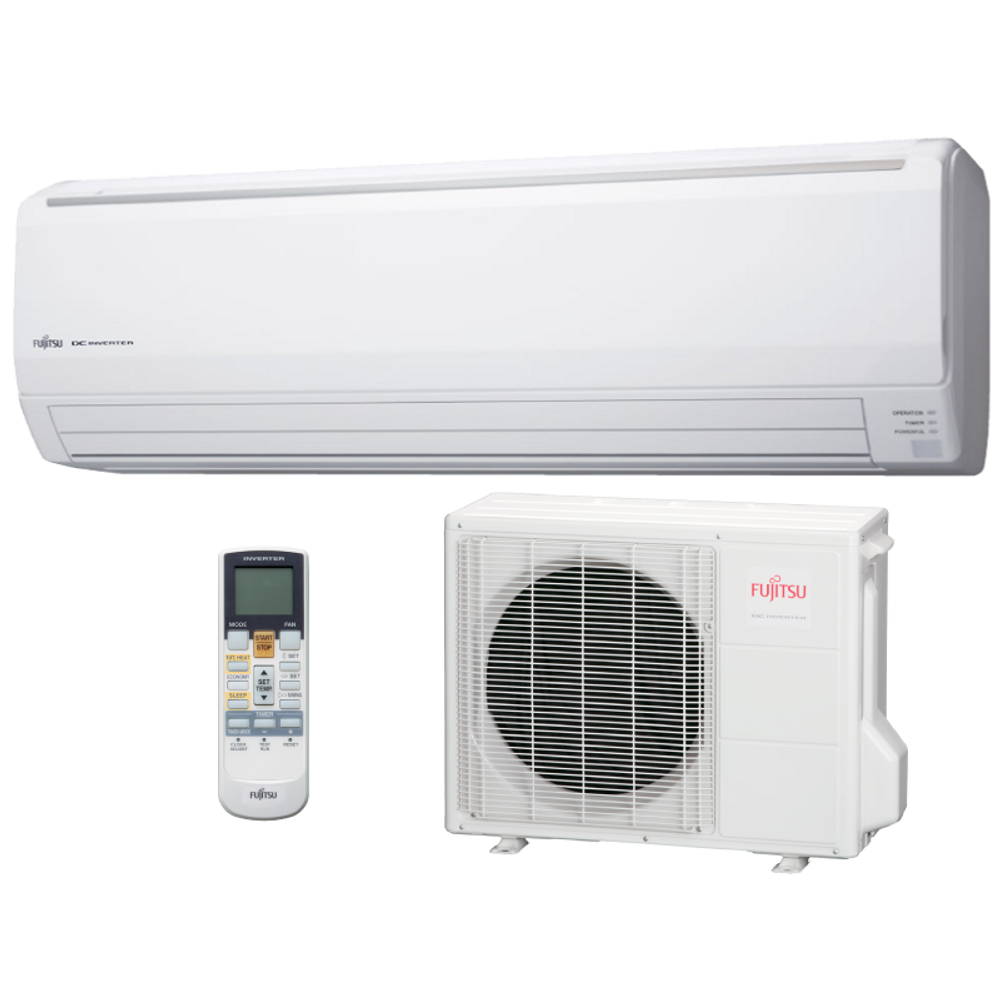 FUJITSU Standard ASYG24LFCC/AOYG24LFCC (kültéri + beltéri egység) Oldalfali split klíma 7,1 kW, Hősziv.Inverter,R410A